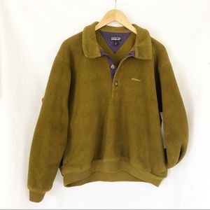 Women’s  vintage Patagonia button neck pullover sz L